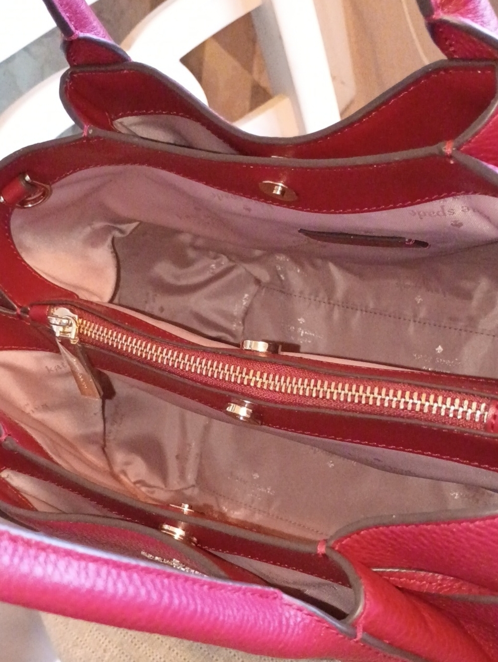 Kate Spade Large Dumpling Satchel Pebble Leather - Picture 15 of 17